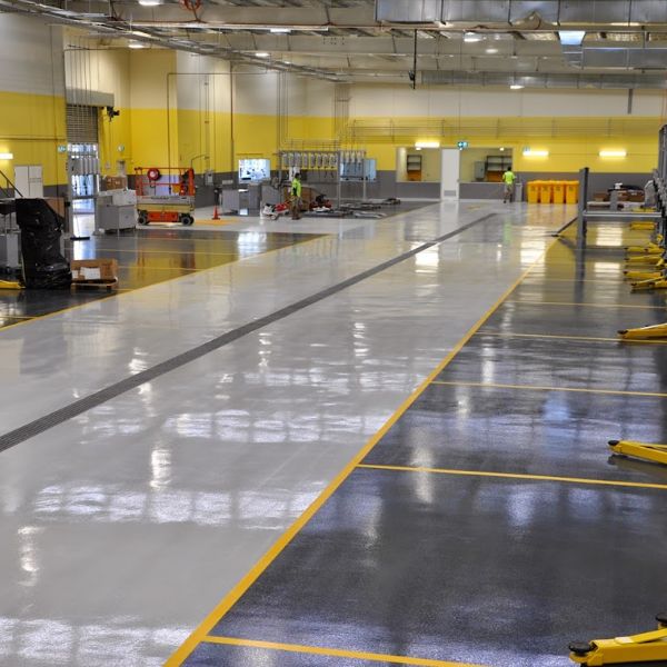 Workshop Epoxy Flooring by Sydney Line Marking