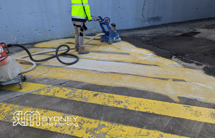 Line marking removal contractors